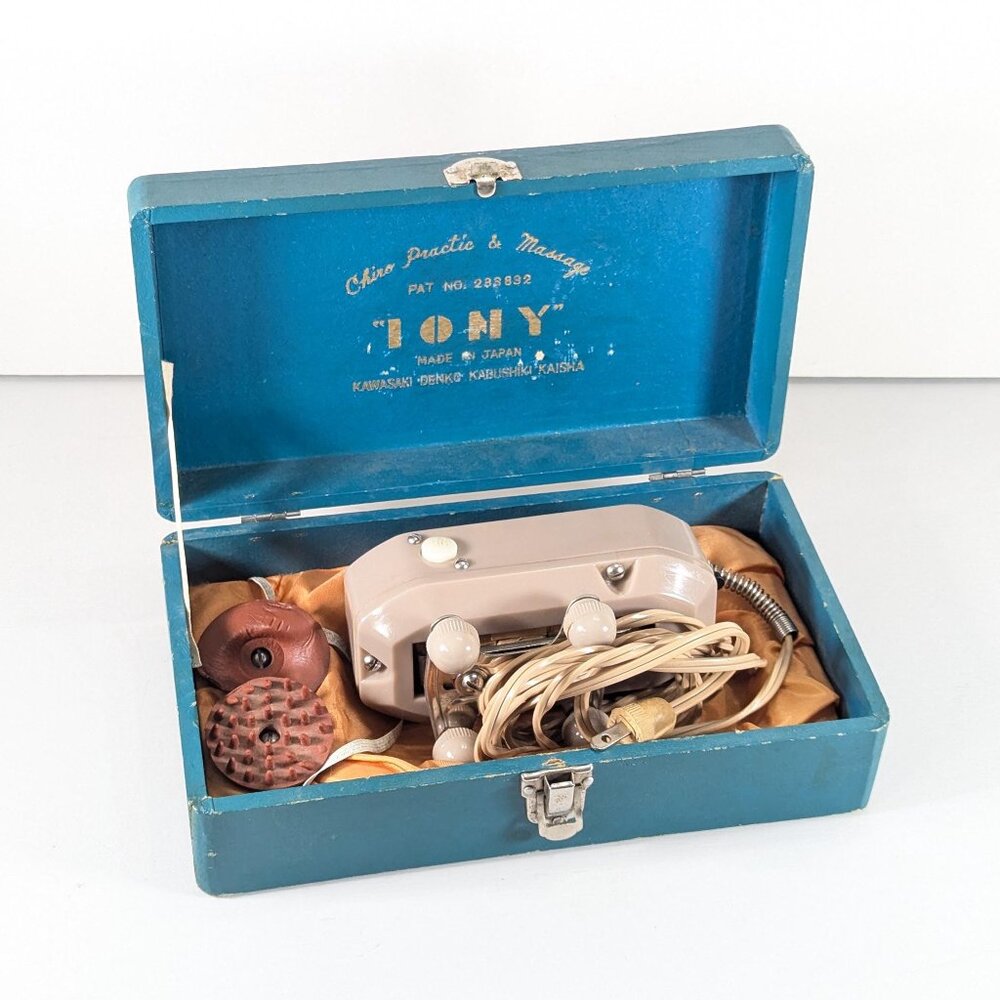 Vintage Iony Type B Electric Vibration Massager, Kawasaki Electric Industry Co.